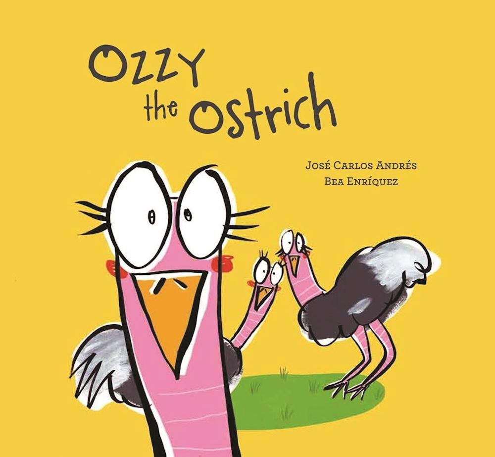 Book cover image for Ozzy the Ostrich ISBN: 9788494541599